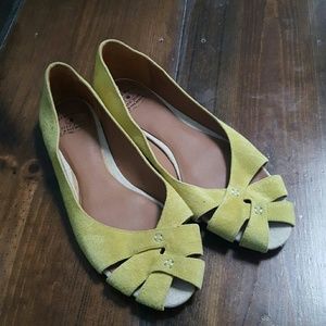Lucky Brand Green suede flats